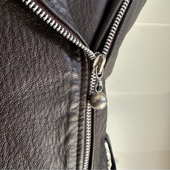 Vintage Italian Leather Vest with Studs by San Dino - Picture 6 of 11